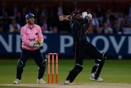 Gilchrist in action during his career at Middlesex